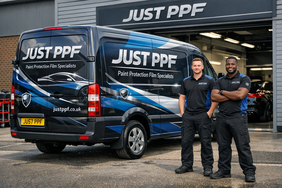 JU57 PPF + justppf.co.uk: The Number Plate That Protects Your Paint — And Your Business