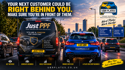 Your Name Can Wait — Get the Number Plate That Builds Your Business First